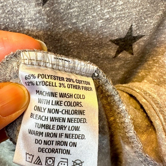 Womens patriotic t shirt size medium in heathered gray - Picture 4 of 4